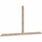 Ekena Millwork Portland Smooth Timber Gable Bracket, Douglas Fir, 96"W x 48"H x 1 1/2"D x 3 1/2"F, 12/12 Pitch GBW096X48X0204POR00SDF - alternate 2